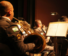 Curitiba, 12 de agosto de 2019. Concerto da Banda de Música da PMPR.