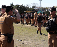 Curitiba, 16 de agosto de 2019. Operação 1º CRPM
