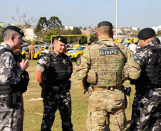 Curitiba, 16 de agosto de 2019. Operação 1º CRPM