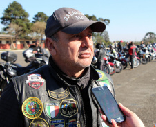 São José dos Pinhais, 17 de agosto de 2019. Passeio Motociclisto da PMPR.