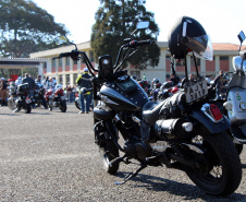 São José dos Pinhais, 17 de agosto de 2019. Passeio Motociclisto da PMPR. Foto: Capitão Denkewski, do BPRv.