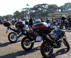 São José dos Pinhais, 17 de agosto de 2019. Passeio Motociclisto da PMPR.