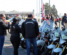 São José dos Pinhais, 17 de agosto de 2019. Passeio Motociclisto da PMPR.