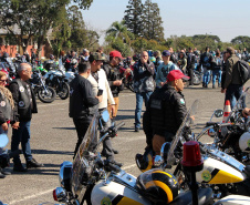 São José dos Pinhais, 17 de agosto de 2019. Passeio Motociclisto da PMPR.