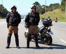 São José dos Pinhais, 17 de agosto de 2019. Passeio Motociclisto da PMPR.