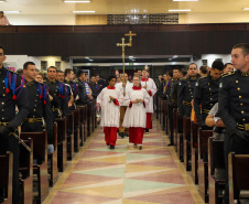Curitiba, 30 de agosto de 2019. Missa em Comemoração aos 165 Anos da PMPR