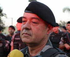 Curitiba, 30 de agosto de 2019.  Despedida Sgt Daniel Rone. Foto: entrevista Sgt Daniel.