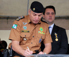Curitiba, 04 de setembro de 2019. Solenidade de Abertura de Concurso para Polícia Militar e Polícia Civil.