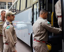 Curitiba, 04 de setembro de 2019. Bombeiros Militares Viajam em Apoio ao Pará.