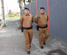 São Jose dos Pinhais, 11 de Setembro de 2019. Escola Segura. Foto: Cb Garcia e Sd Roberto policiais voluntarios Escola Segura.