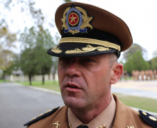 Curitiba, 13 de Setembro de 2019. Aniversario 13º BPM. Foto: entrevista Cel Hudson Comandante do 1 CRPM..