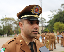 Curitiba, 13 de Setembro de 2019. Aniversario 13º BPM. Foto: entrevista Sd Oliani.