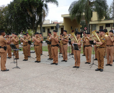 Curitiba, 13 de Setembro de 2019. Aniversario 13º BPM. Foto: Banda da Policia Militar.