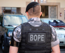 Curitiba, 30 de setembro de 2019.  Coletiva de Imprensa - Roubo a Banco no Tatuquara