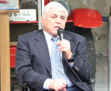 Curitiba, 03 de Outubro de 2019.  Inauguração Centro Historico Corpo de Bombeiros. Foto: discurso Cel Capriotti.