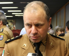 Curitiba, 03 de Outubro de 2019. Passagem de Comando DDTQ. Foto: entrevista Ten Cel Neumann.
