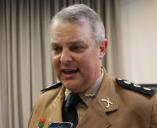 Curitiba, 03 de Outubro de 2019. Passagem de Comando DDTQ. Foto: entrevista Cel Zanatta.