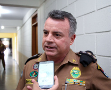 São José dos Pinhais, 04 de outubro de 2019. Formatura do XVII Curso de Capacitação de Educador Social. Foto: Ten. Cel QOPM Mario Jorge Alves Lopes, Comandante do BPEC.