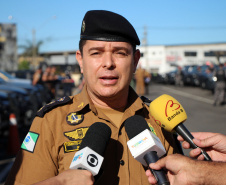 São José dos Pinhais, 10 de outubro de 2019.  Operação Frente Brasil. Foto: Ten-Cel. QOPM Renato de Oliviera Ribas Filho, Comandante do 17º BPM.