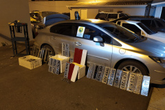 PM desmobiliza local de falsificação de placas de veículos em São José dos Pinhais