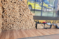 BPRv apreende quase meia tonelada de maconha durante patrulhamento na PR 364, em Palotina (PR)