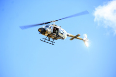 BPMOA faz resgate aeromédico após acidente na BR 476 em Bocaiuva do Sul, na RMC