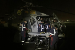 Voos noturnos marcam ações inéditas de resgate no Litoral