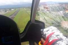 Em apenas quatro minutos, BPMOA faz remoção aérea de mulher vítima de AVC em Pontal do Paraná para o Hospital Regional de Paranaguá