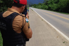 Batalhão Rodoviário acompanha o retorno de veranistas nas estradas estaduais no Litoral