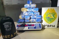 Após acompanhamento tático, PM encaminha adolescente e apreende quase 12 quilos de maconha em Paranaguá (PR)
