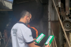  Polícia Civil incinera 265 quilos de drogas apreendidas no Litoral