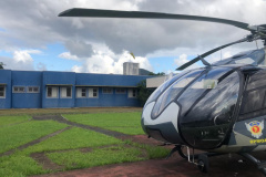 BPMOA faz remoção aeromédica de homem com problemas cardíacos no Litoral