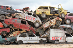 Secretário coronel Marinho visita pátio de veículos inservíveis em São José dos Pinhais