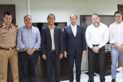 Secretário da segurança recebe deputado estadual Marcel Micheletto 