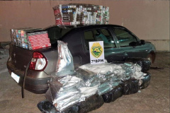 Em situações separadas, 7º Batalhão recupera dois veículos e apreende mais de 300 Kg de drogas no Noroeste do estado