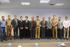 Secretário coronel Marinho recebe vice-cônsul do Japão em Curitiba