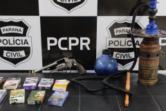  PCPR prende suspeito de roubo em tabacaria de Colombo 