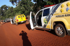 PM de Campo Mourão apreende arma e recupera veículo roubado no Centro-Oeste