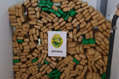  Mais de 280 quilos de maconha e mais de 1,6 quilo de haxixe são apreendidos por policiais militares do BPFron no Oeste do estado 