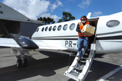 Aeronaves já transportaram 4.569 amostras para testes de coronavírus