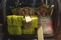 Mais de meia tonelada de maconha e Skank é apreendida pelo BPRv no Noroeste do estado