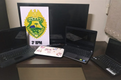 No Sudoeste do estado, PM apreende espingarda e cumpre mandados judiciais