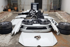 PCPR recupera peças de veículo furtado poucas horas após o crime