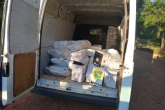 Carro carregado com R$ 140 mil em vinho contrabandeado é apreendido durante Operação Hórus