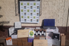 No Sudeste do estado, BPFron apreende carro carregado com vinhos contrabandeados