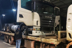 Polícia Civil recupera na RMC caminhão roubado no norte do Paraná