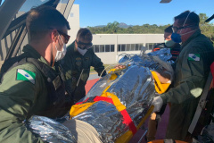 BPMOA resgata motociclista acidentado na divisa com São Paulo