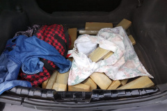 PCPR apreende 551 quilos de maconha em Foz do Iguaçu