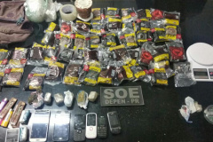 Agentes de Maringá evitam entrada de mais de 500 celulares e 11 quilos de maconha em cinco meses