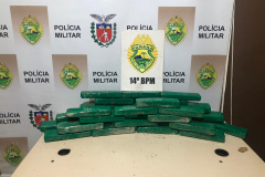 PM encontra 22 quilos de maconha em porto clandestino de Foz do Iguaçu (PR)